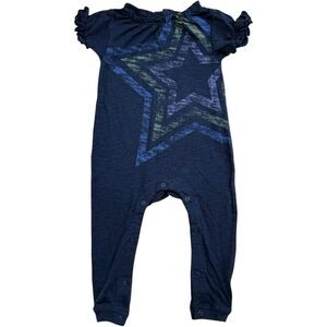 Splendid Baby Girls One Piece Star Graphic Romper Outfit. 6-9 Months.